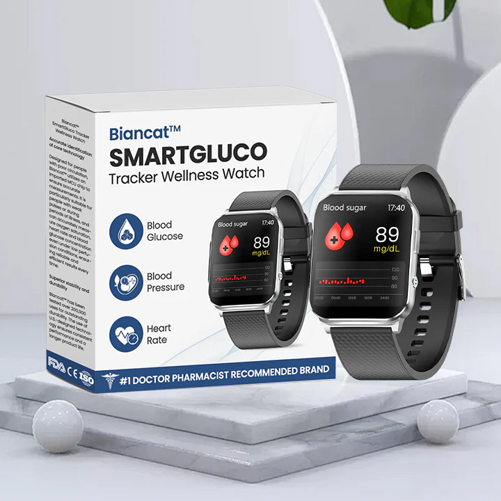 Biancat™ SmartGluco Tracker Wellness Watch image Biancat™ SmartGluco Tracker Wellness Watch