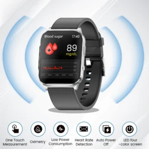 Biancat™ SmartGluco Tracker Wellness Watch image Biancat™ SmartGluco Tracker Wellness Watch