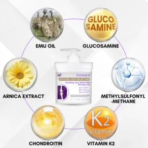 Cvreoz® Turmeric & Emu Oil Arthritis Soothing Pain Relief Massage Gel