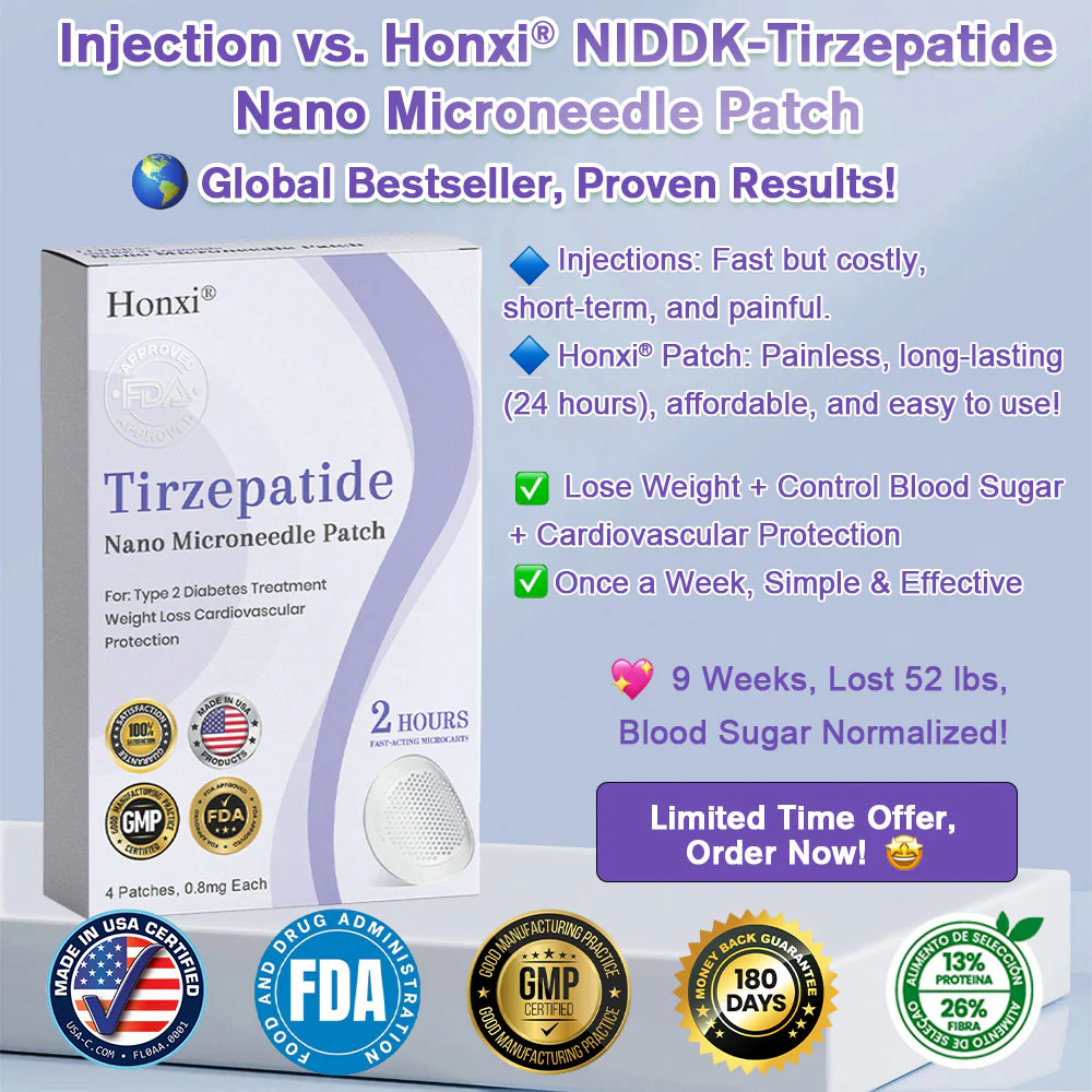 Honxi® NIDDK Tirzepatide Namo Microneedle Patch image Tirzepatide Namo Microneedle Patch