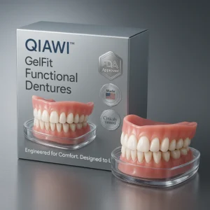 QIAWI™GelFit Functional Dentures – Made in the USA