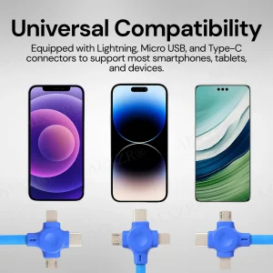 AEXZR® 3-in-1 Charging Cable Roll
