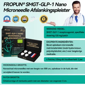 FATONG® SMGT-GLP-1 Nano Microneedle Slimming Patch