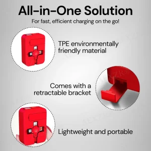 AEXZR® 3-in-1 Charging Cable Roll