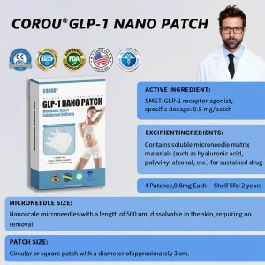 COROU® SMGT-GLP-1 Nano Microneedle Patch