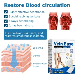 Ourlyard® Vein Ease Microneedle Care Patch - Cuttable