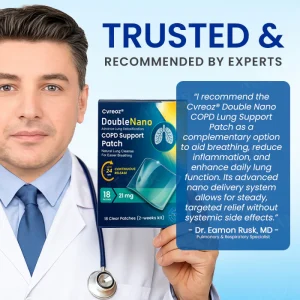 Cvreoz® DoubleNano COPD Support Patch image Cvreoz® DoubleNano COPD Support Patch