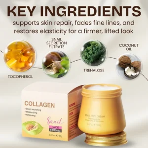 Snail Hydrating Anti-Wrinkle and Rejuvenating Cream image Snail Hydrating Anti-Wrinkle and Rejuvenating Cream