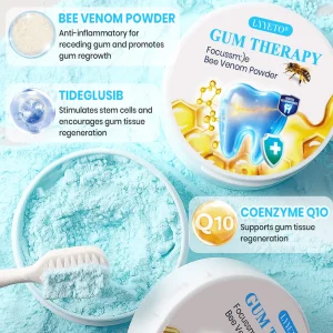 Lyyeto® Focussmile bee venom treatment powder for oral use image Lyyeto® Focussmile bee venom treatment powder for oral use