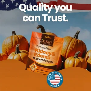 ATTDX® PumpkinFlow Kidney & Edema Support Softgels image ATTDX® PumpkinFlow Kidney & Edema Support Softgels