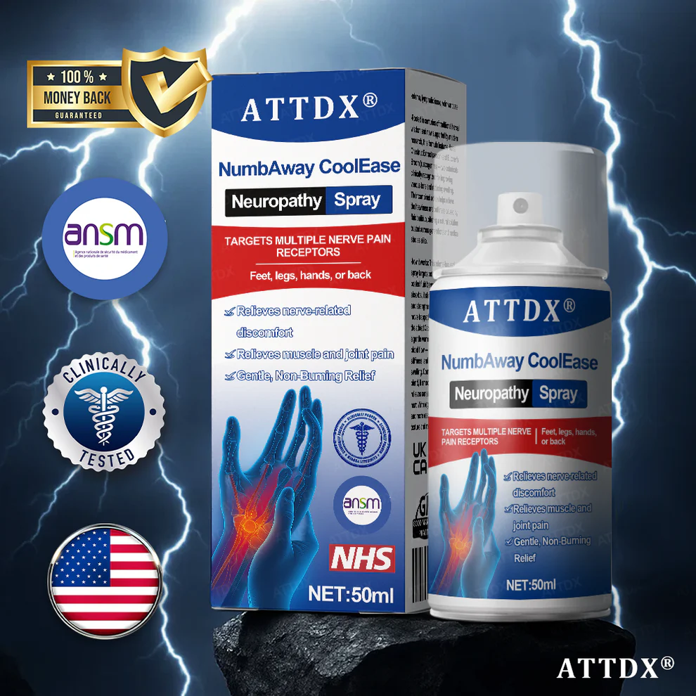 ATTDX® NumbAway CoolEase Neuropathy Spray image ATTDX® NumbAway CoolEase Neuropathy Spray
