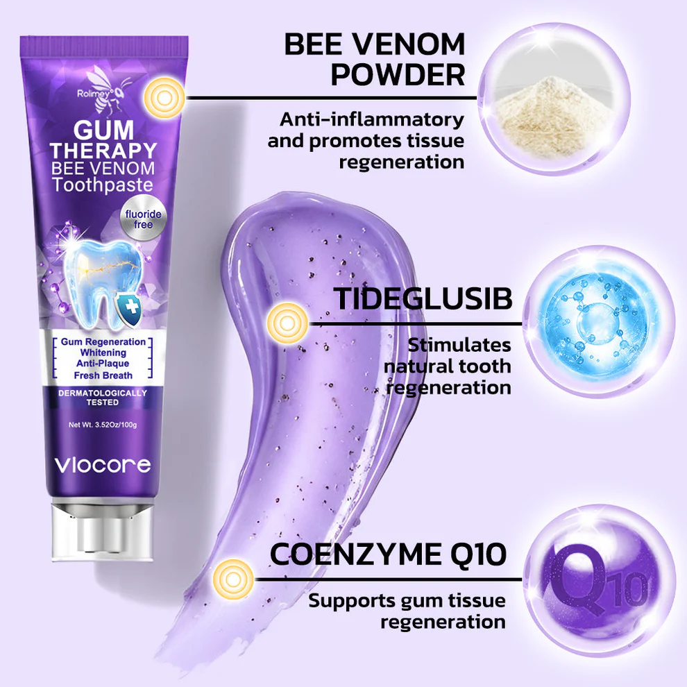 Rolimey® VioCore Bee Venom Dental Treatment Toothpaste image Rolimey® VioCore Bee Venom Dental Treatment Toothpaste