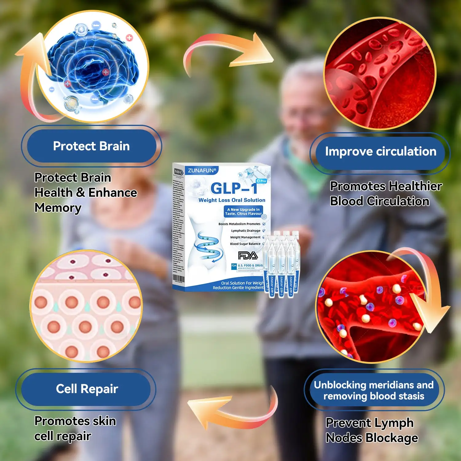 ZUNAFUN® GLP-1 Pro Weight Loss Oral Solution image ZUNAFUN® GLP-1 Pro Weight Loss Oral Solution