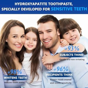 Alisanda Hydroxyapatite Toothpaste 7.5% for Enamel Repair & Teeth Whitening Refreshing Flavor Fluorid image Alisanda Hydroxyapatite Toothpaste 7.5% for Enamel Repair & Teeth Whitening Refreshing Flavor Fluorid
