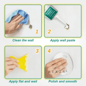 AEXZR® Quick Fix Wall Repair Paste Set image AEXZR® Quick Fix Wall Repair Paste Set