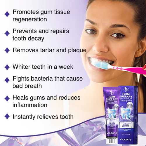 Rolimey® VioCore Bee Venom Dental Gum Therapy Toothpaste image Rolimey® VioCore Bee Venom Dental Gum Therapy Toothpaste