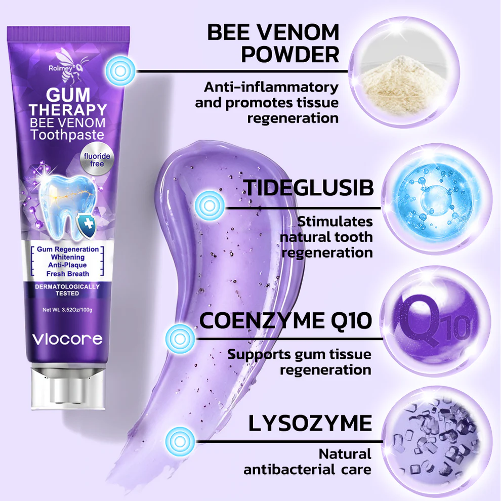 Rolimey® VioCore Bee Venom Dental Gum Therapy Toothpaste image Rolimey® VioCore Bee Venom Dental Gum Therapy Toothpaste